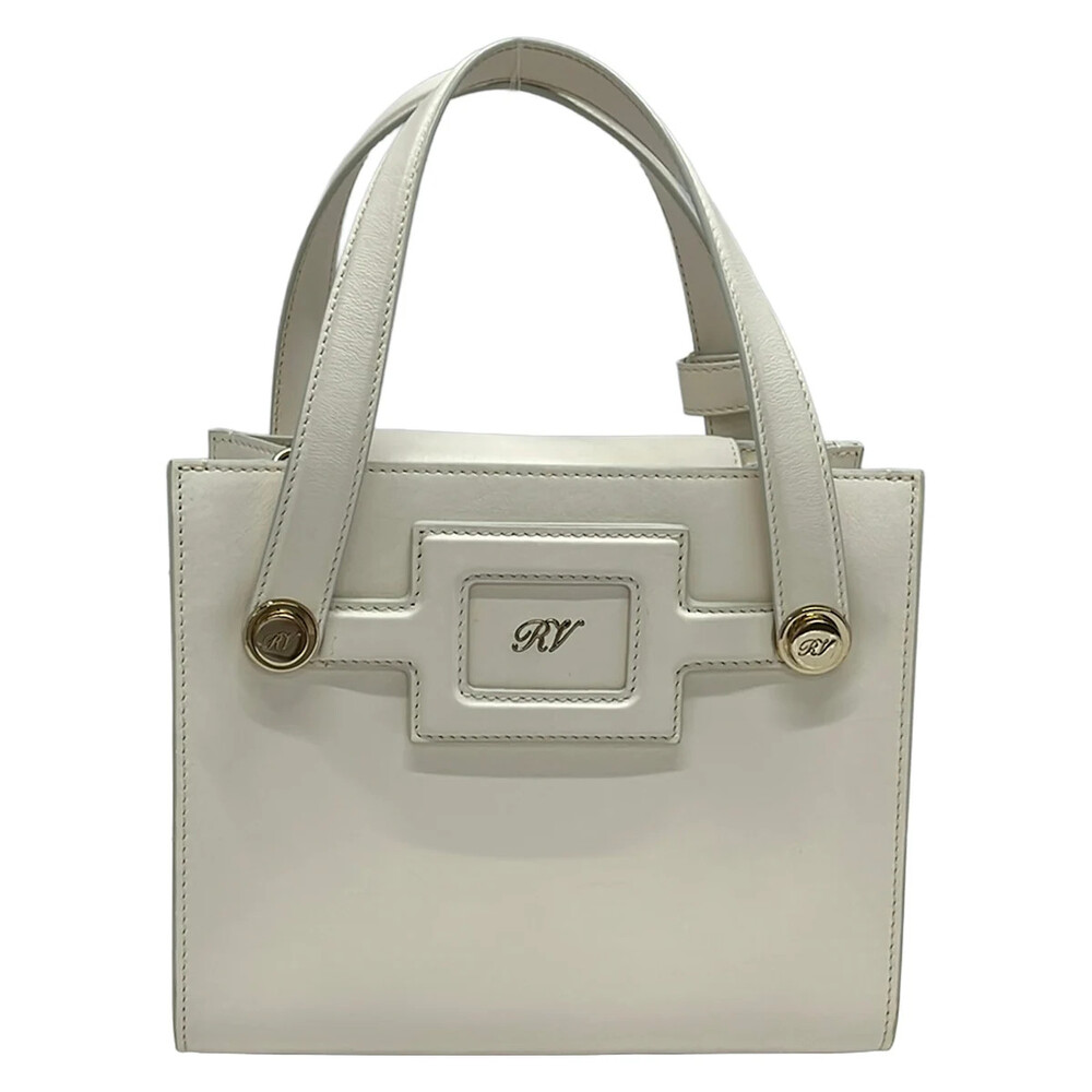Roger Vivier White Leather Handbag #346402R51B